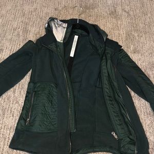 Lululemon forest green jacket
